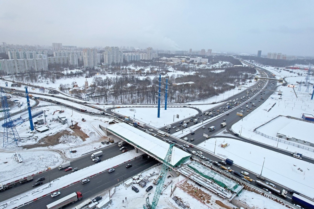 Реконструкцию развязки МКАД – Алтуфьевское шоссе планируют завершить раньше срока