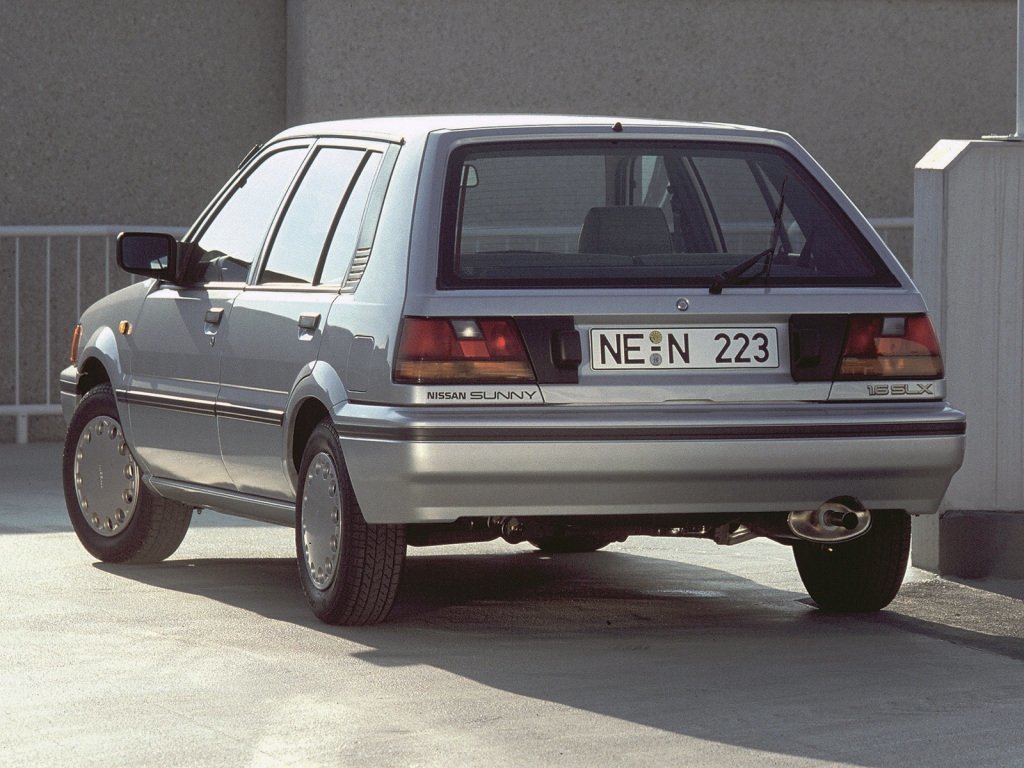 Характеристики 1.7 MT Дизель, Передний привод, Механика, 54 л.с. Nissan  Sunny Н13 1986 - 1991, Хэтчбек 5 дв.