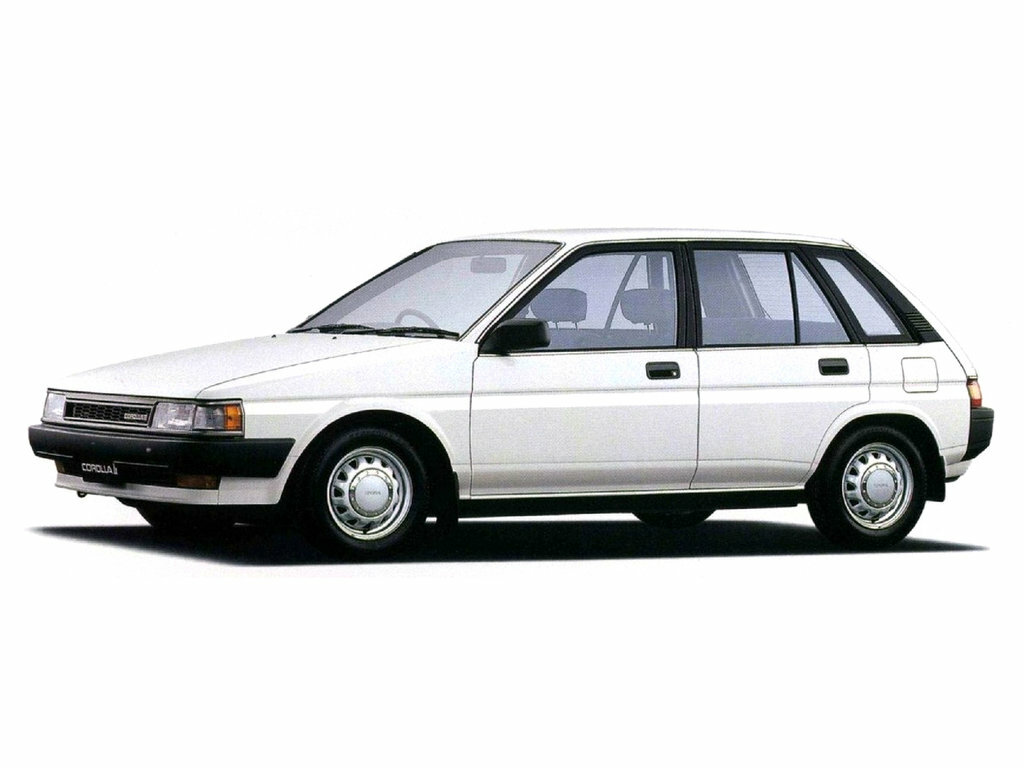 Характеристики 1.5 AT Бензин, Передний привод, Автомат, 105 л.с. Toyota  Corolla II 3 поколение (L30) 1986 - 1990, Хэтчбек 5 дв.