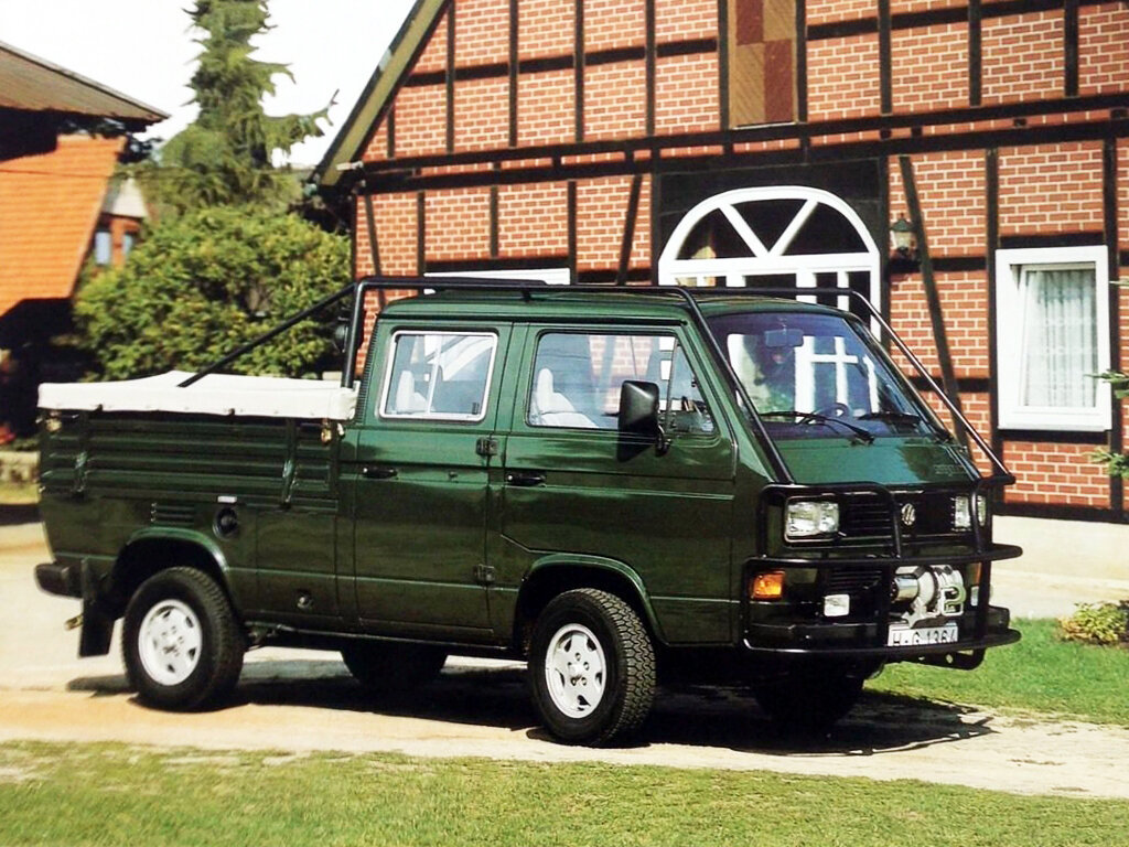 Характеристики 1.9 MT Бензин, Полный привод, Механика, 78 л.с. Volkswagen  Transporter 1979 - 1992, Пикап Двойная кабина